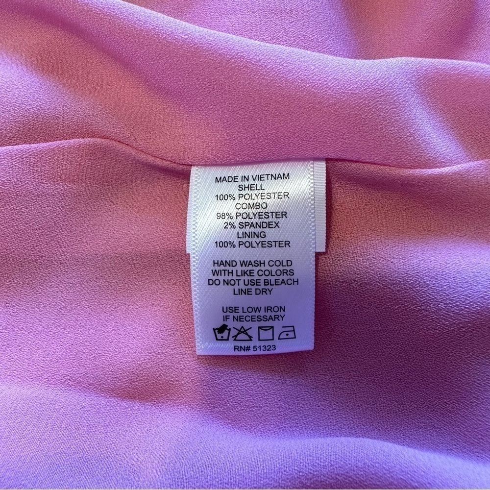 Cece NWT Sz M Medium Cupid Pink Sheer Sleeve Dress - Picture 9 of 11